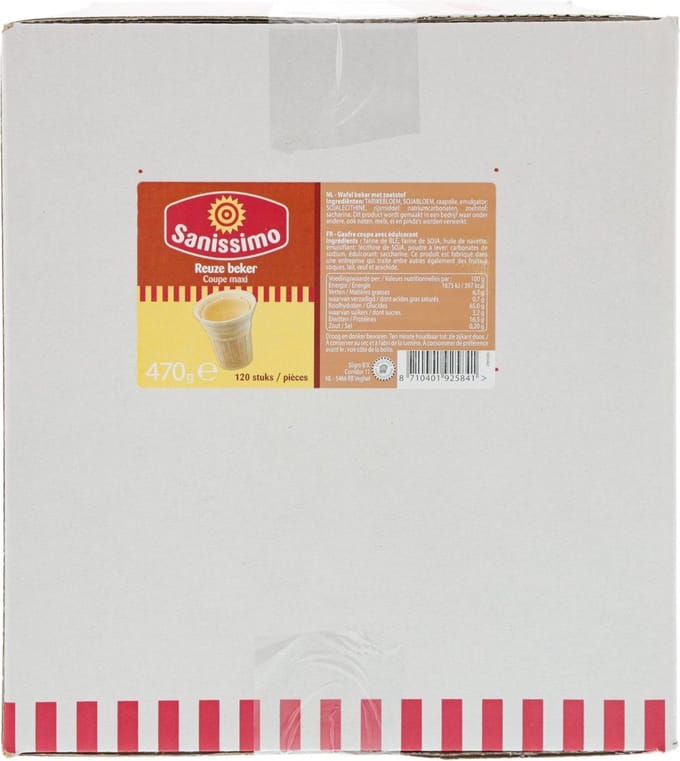Sanissimo IJsbeker reuze - Doos 120 stuks