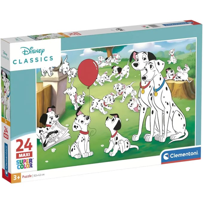 Clementoni - Puzzel - 24 Maxi Stukjes - Disney Dieren - Kinderpuzzel - Vanaf 3 jaar