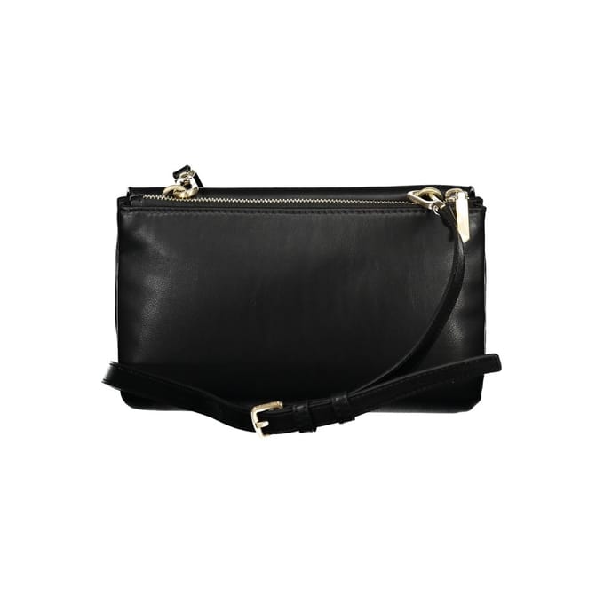 Ck Monogram Flap Schoudertas Zwart