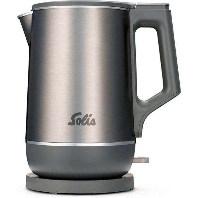 Bouilloire - SOLIS - Eco Boil - 1,7L - 1800W - Acier Inoxydable - Gris