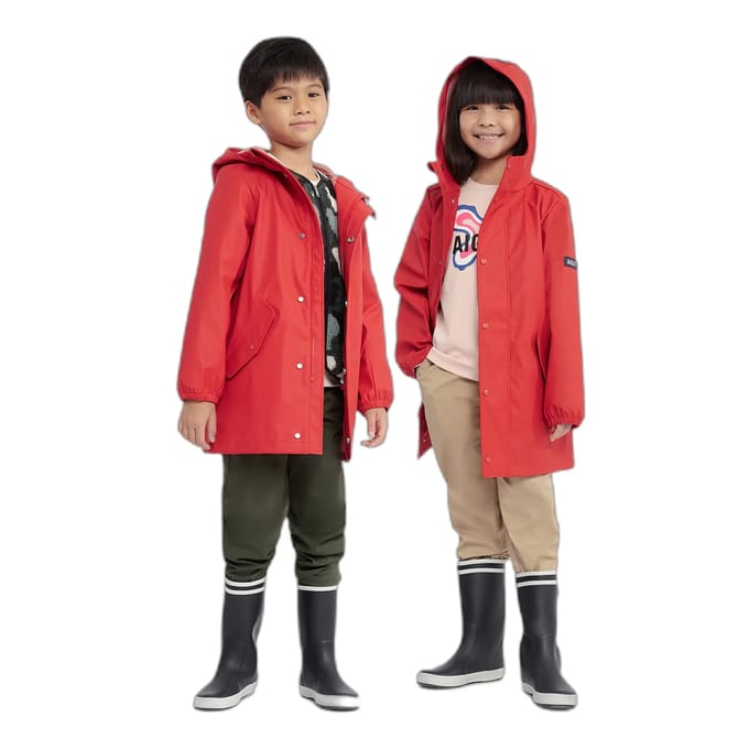 Iconische waterdichte gewaxte jas voor kinderen Aigle