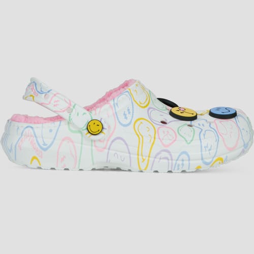 Klompen Crocs Smiley Classic Lined Clog