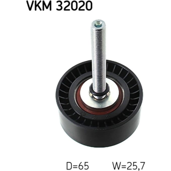 Rondsel/geleiderpoelie, V-riem SKF VKM 32020