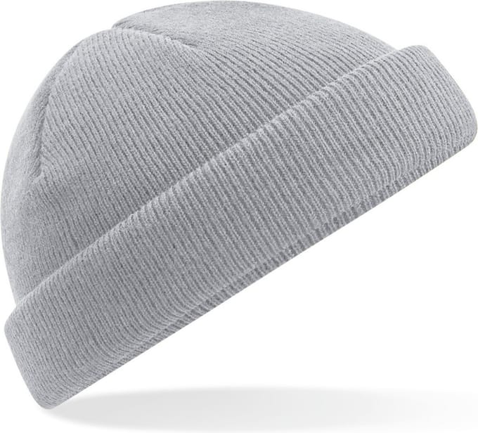 Beechfield Gerecycleerde muts in vissersstijl B43R - Light Grey - One size