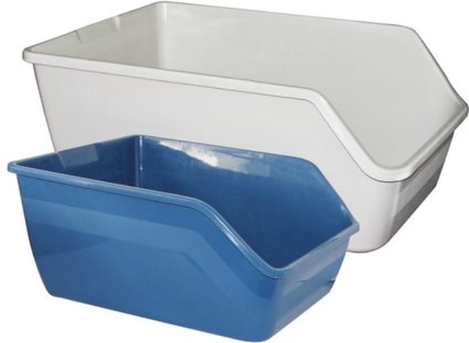 Pawise Kattenbak – Open bak voor katten –47x38x21cm – Blauw
