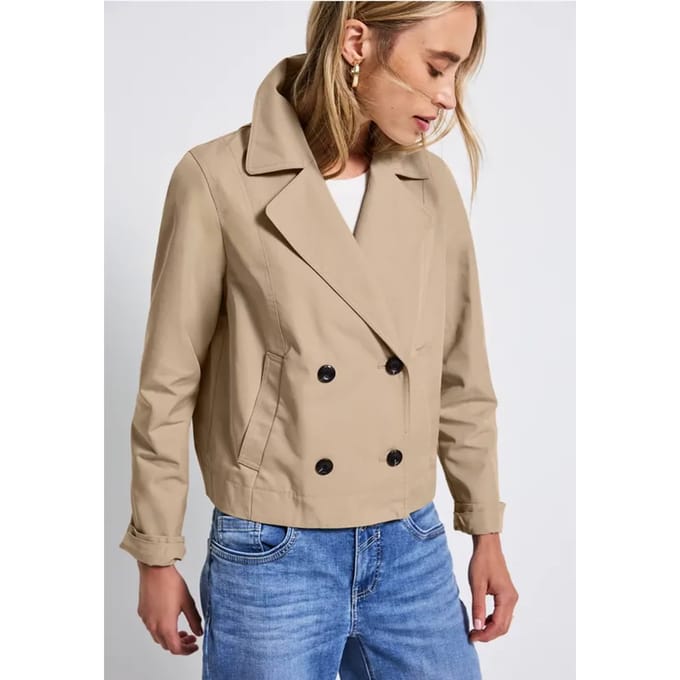 Korte trenchcoat