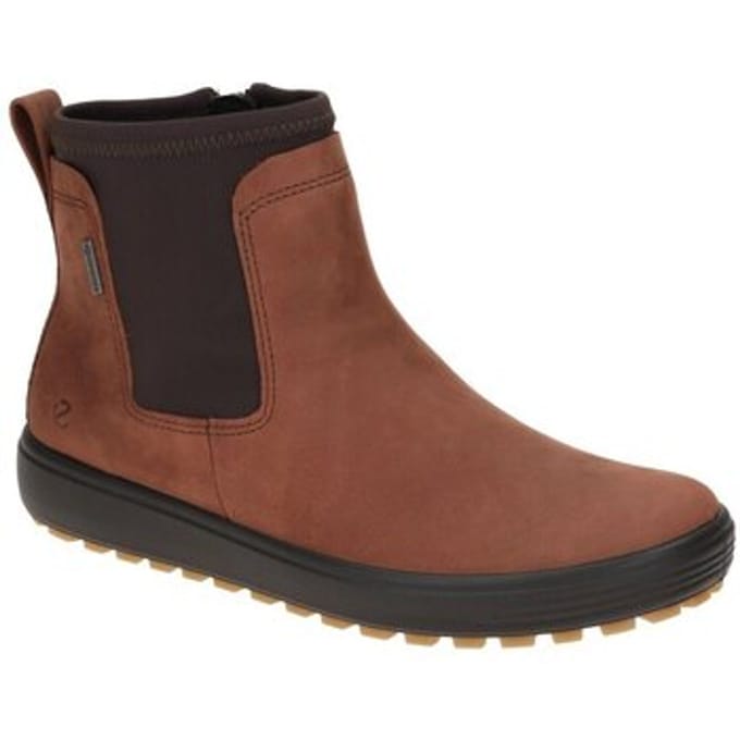 Ecco Soft 7 Tred dames enkellaars - Expresso - Maat 39