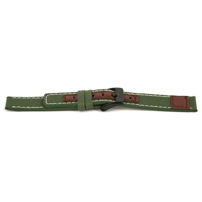 Coolwatch Horlogeband CS.246 - Kids - 16 mm - Groen Bruin