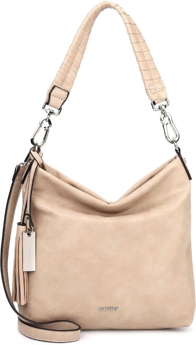 SURI FREY Schoudertas Ally Shoulder Bag Lighttaupe Lichtbruin