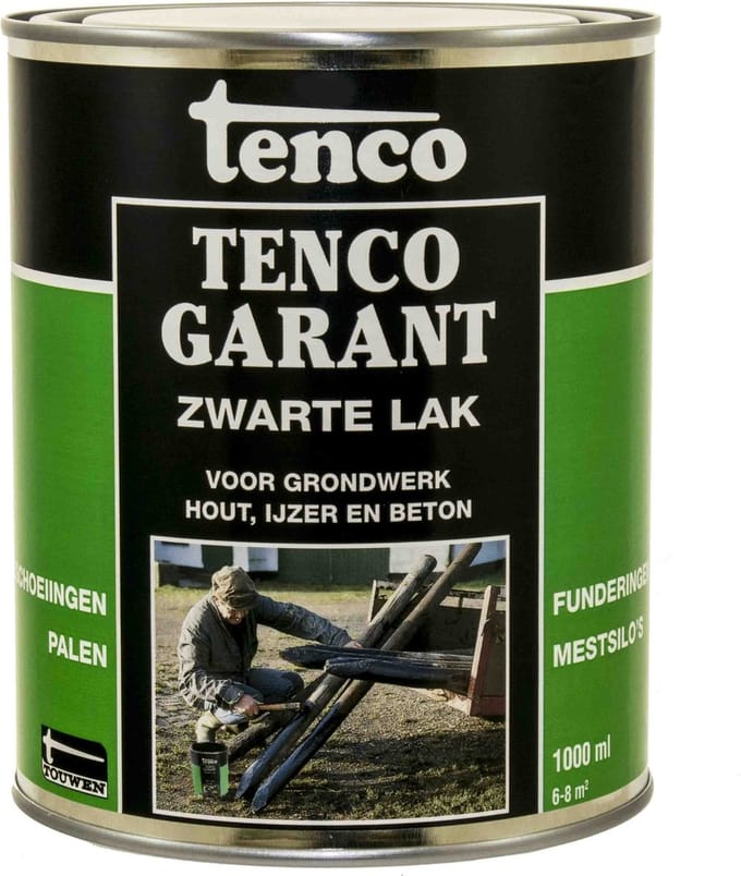Tenco Tencogarant Lak Teervrij Zwart 1l