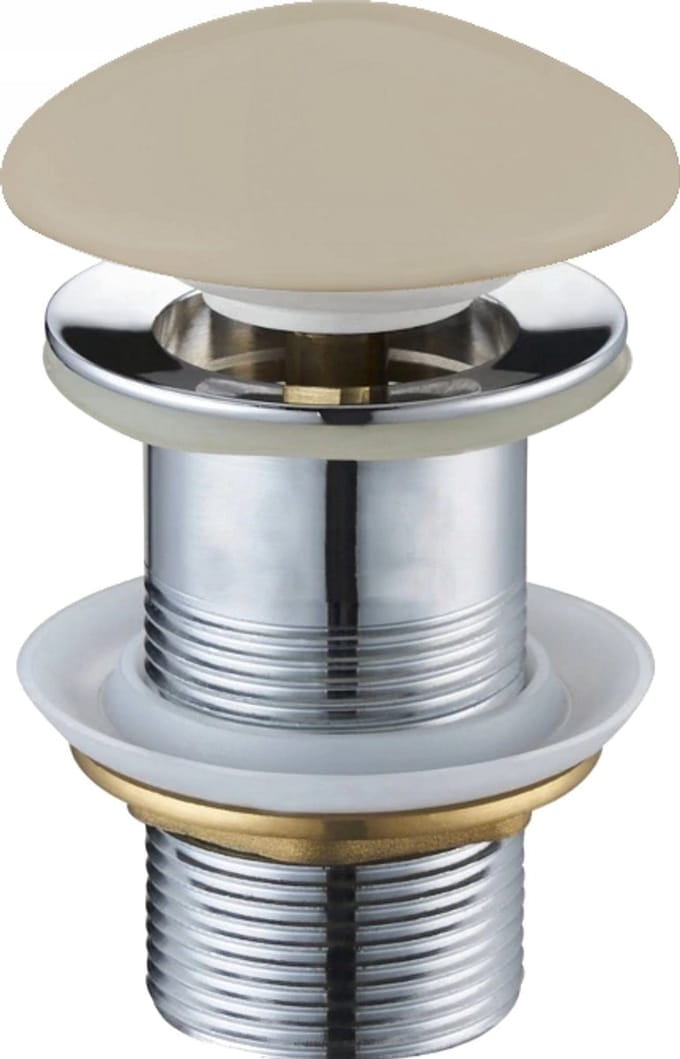 Mexen klik-klak plug rond, beige keramisch mat - 79910-62