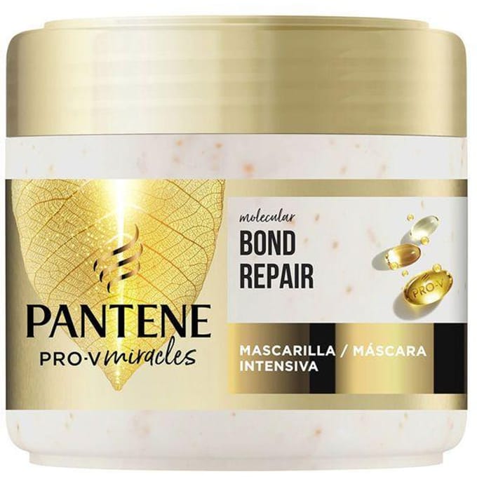 Masque capillaire - PANTENE MIRACLE BOND REPAIR - 300 ml - Biotine - Réparation cheveux abîmés
