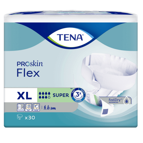 Tena Proskin Flex Super XL - 3 paquets de 30 protections
