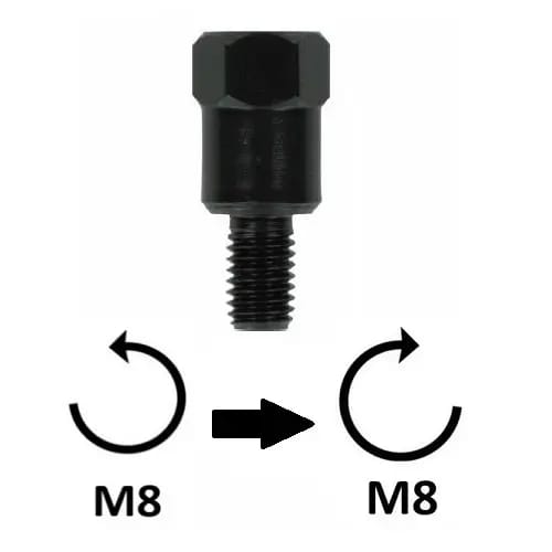 Motorspiegel adapter BCR M8x1,25 DX/M8x1,25 SX