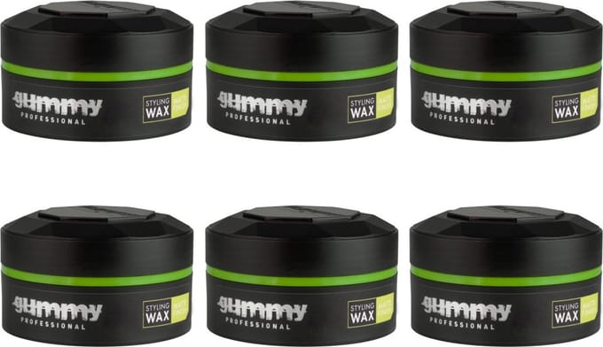 Gummy Styling Hairwax Matt Finish 6 stuks