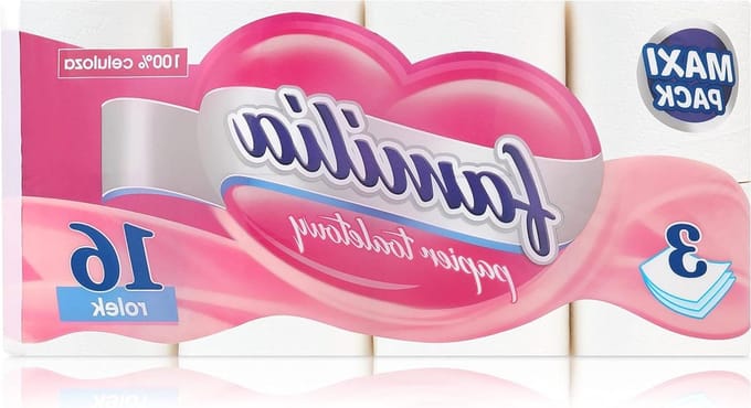 Toiletpapier Maxi Pack - Zacht papier - Dagelijks gebruik - 3-laags structuur - 16 rollen - Wit