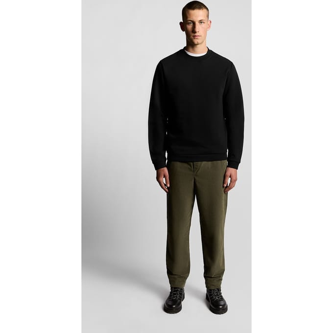 Lyle & Scott Logo Brushback Crew Neck Sweatshirt