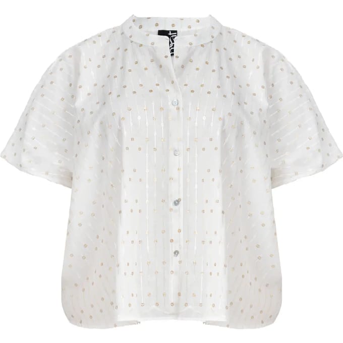 Volledige geborduurde blouse vrouw Mat Fashion