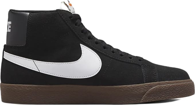 Nike SB Zoom Blazer Mid - Maat 42.5 - Schoenen Heren - Zwart / Wit