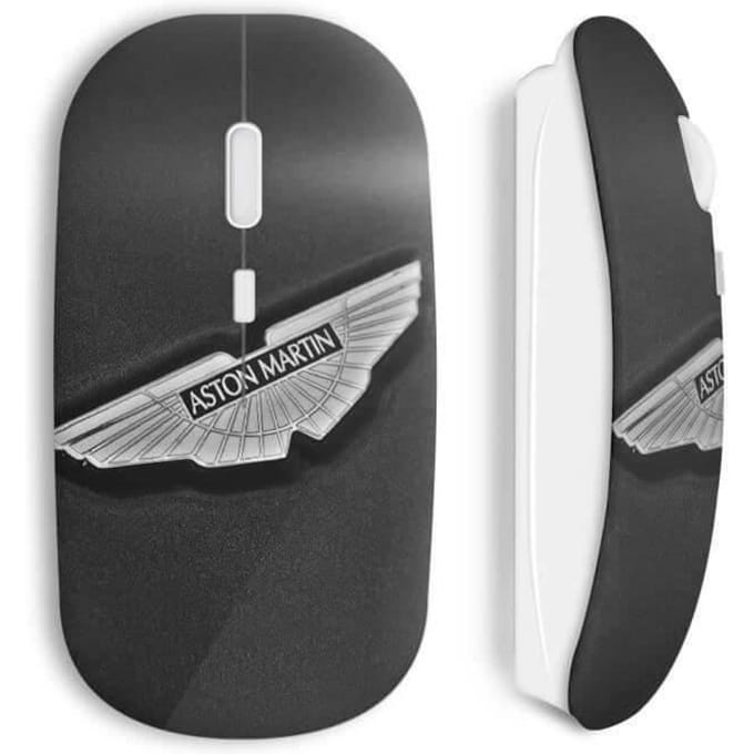 Souris Sans Aston Martin Logo Grey Black