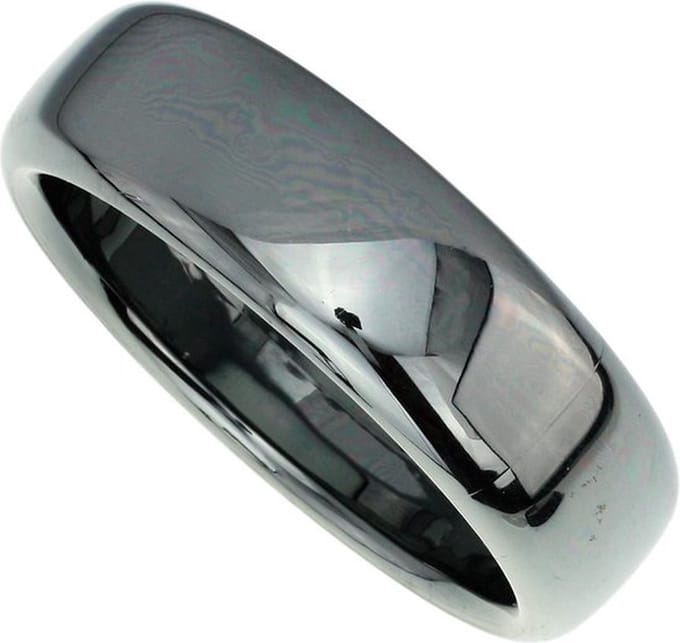 Behave - Bangle antraciet breed design - Stoere urban streetstyle