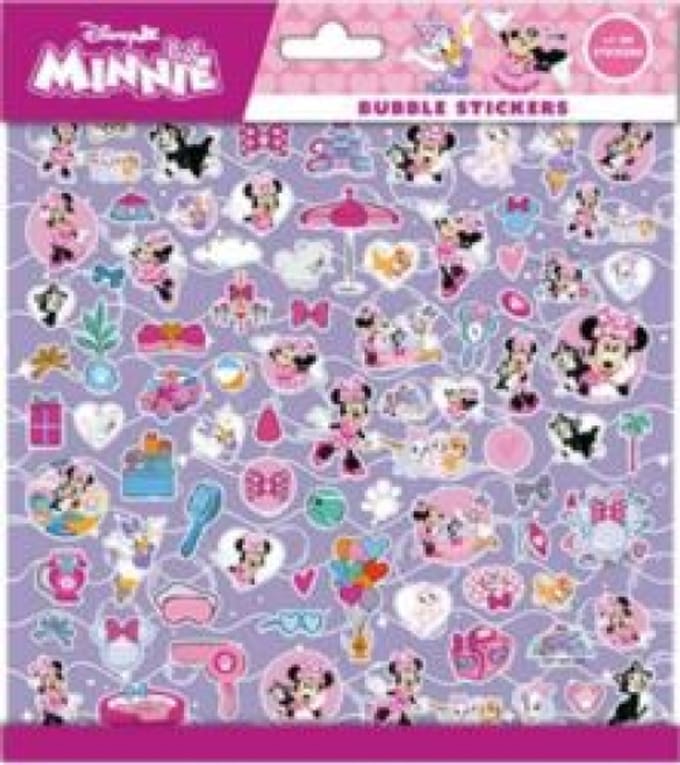 Minnie 3D Stickers - Foam stickers - Bubble Stickers - Knutselen -