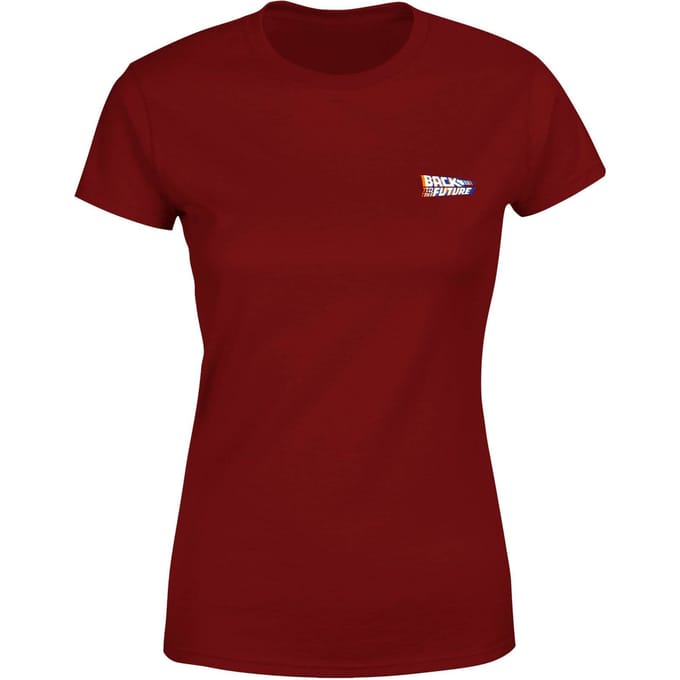 Back To The Future Women's T-Shirt - Burgundy - M
