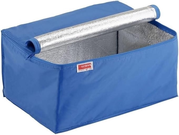 Isolerende Koeltas voor Vierkante Opslagbox 32L - Aluminium Voering & Rits