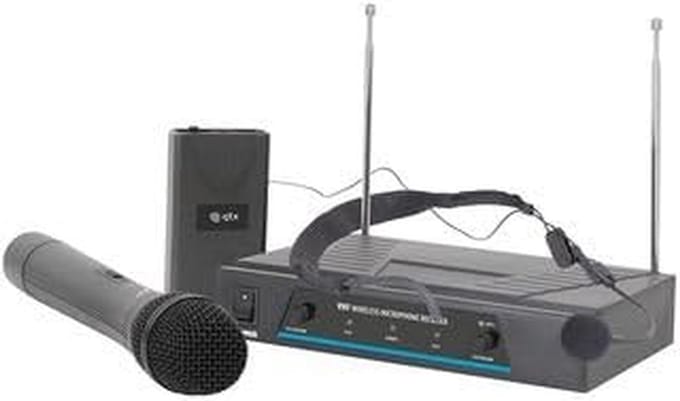 Draadloze Microfoon Set - Zangmicrofoon Set - Optredens Geven - VHF Draadloze Technologie - Cardioïde - Zwart