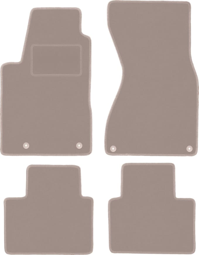 Beige veloursmatten voor: Audi A8 D2 sedan (1994-2002)
