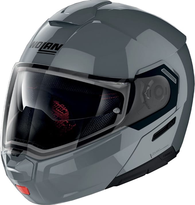 Nolan N90-3 Classic 8 Slate Grijs ECE 22.06 Systeemhelm - Maat S - Helm