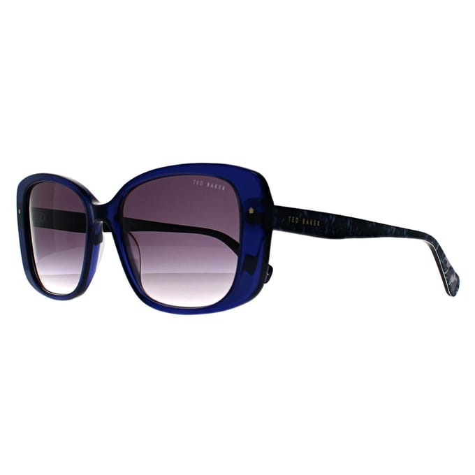 Ted Baker TB1740 Penelope 657 glanzend kristal marine grijs gradiÃ«nt zonnebril