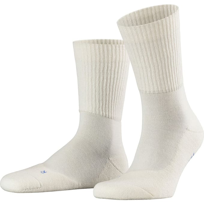 FALKE Walkie Light eenkleurig wol functioneel materiaal sokken unisex wit - maat 46-48