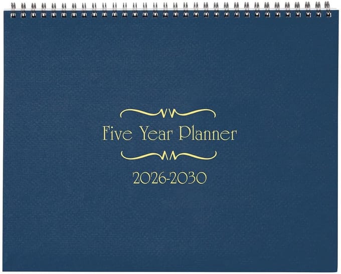 5 Jaar Agenda Planner 2025 tot 2029 Weekoverzicht