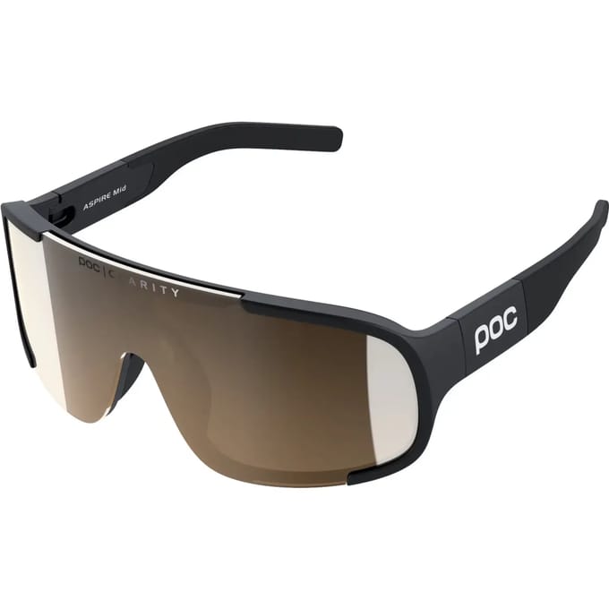 POC Aspire Mid Uranium Black Zonnebril zwart