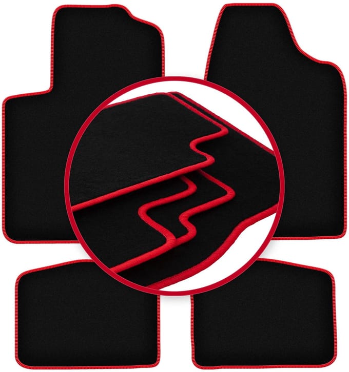 CARLUX-RED automatten voor: Chrysler Sebring II sedan (2003-2007)