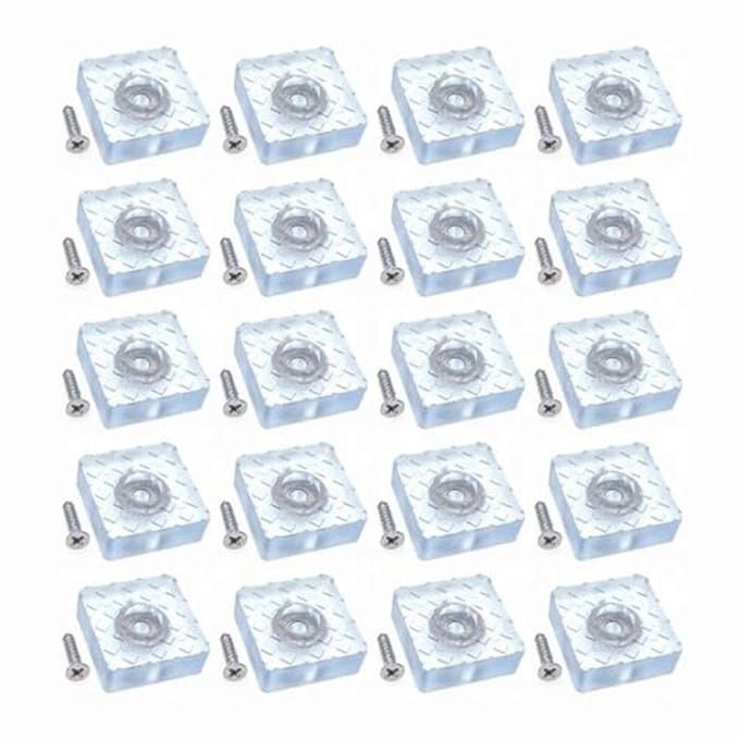 Non-slip Silent Rubber Chair Leg Pads 30mm - Durable Floor Protectors