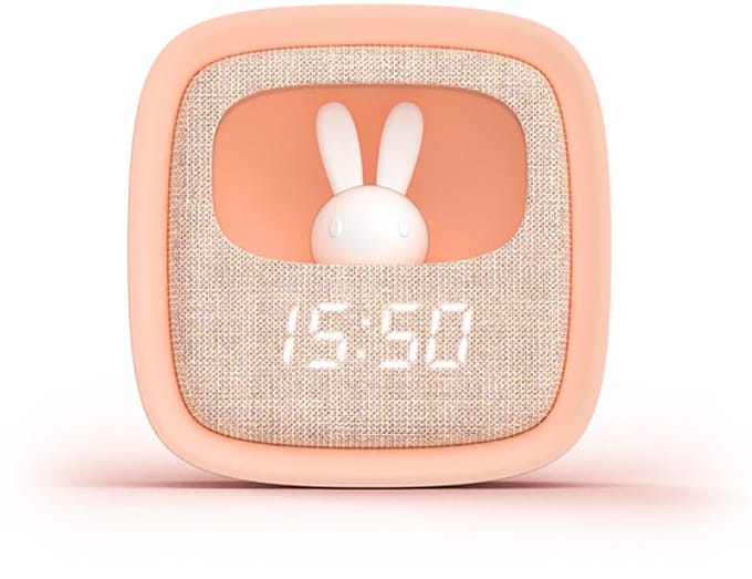 MOB Alarm Clock with Light Billy Clock Pink