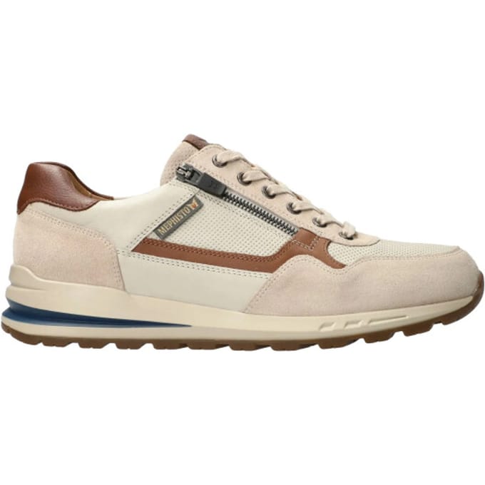 Mephisto Bradley - heren sneaker - Beige - maat 43 (EU) 9 (UK)