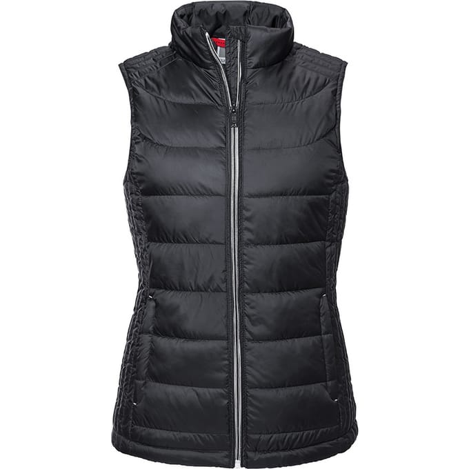 Russell Vrouwen/dames Nano Gewatteerde Bodywarmer (Zwart)