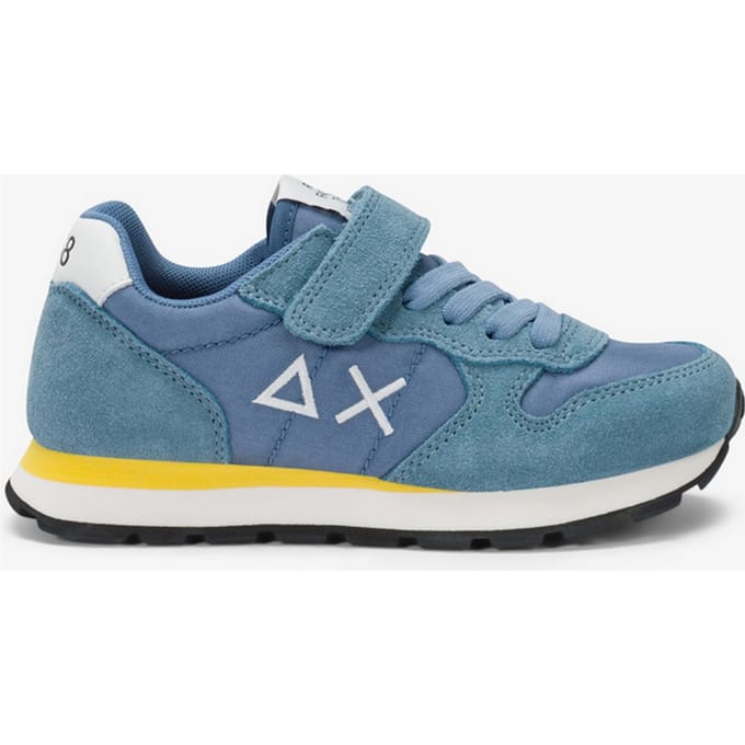 Sun68 Boys Tom Solid Sneakers - Jongens - Blauw - Maat 34