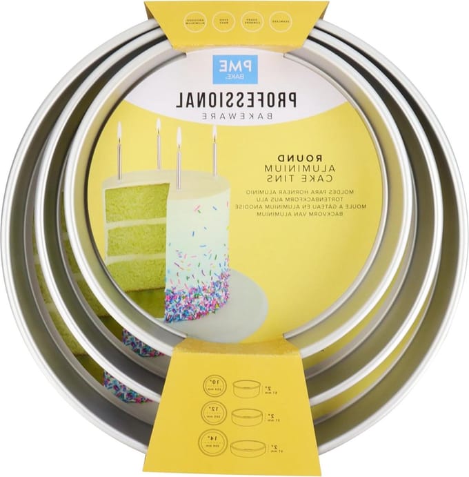 Ronde Cake Pan Nesting Set van 3 voor Bakken en Taart Maken