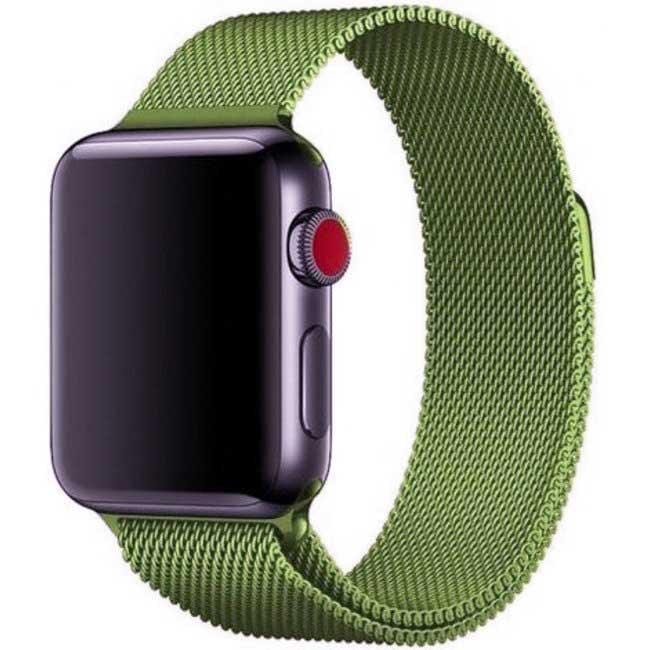 2+1 | Apple Watch Bandje Solaro - Milanese - Groen