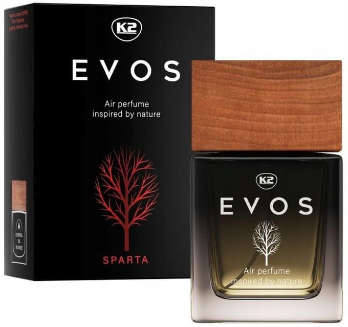 K2 Evos Serie - Auto Parfum - Sparta Geur - 50ml - Herbruikbaar