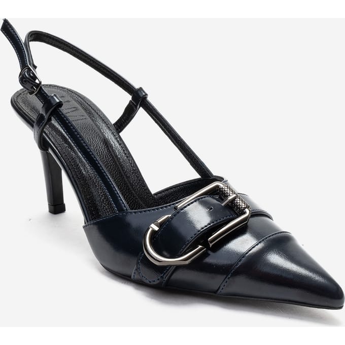 Noen Gesp Spitse Neus Stiletto Pump