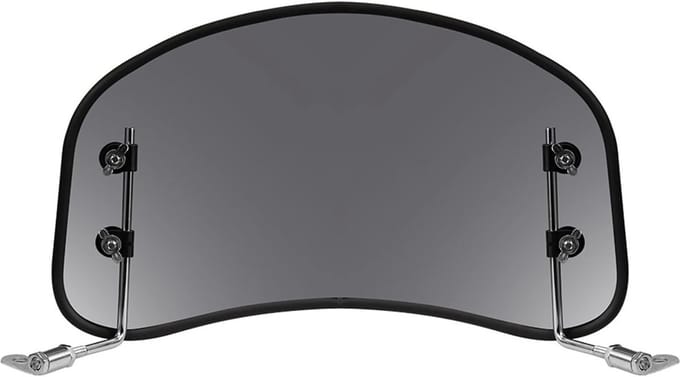 Motor Windscherm - Scooter Deflector - Rijden Bescherming - Verstelbare Arm - 400 Gram - Smoke