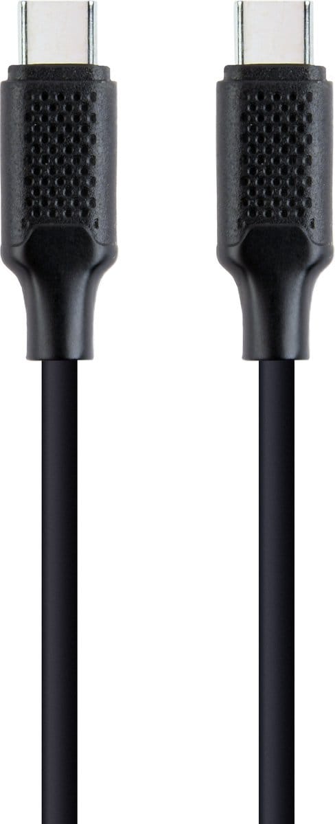 USB-C naar USB-C kabel - USB2.0 - tot 60W / zwart - 1,5 meter