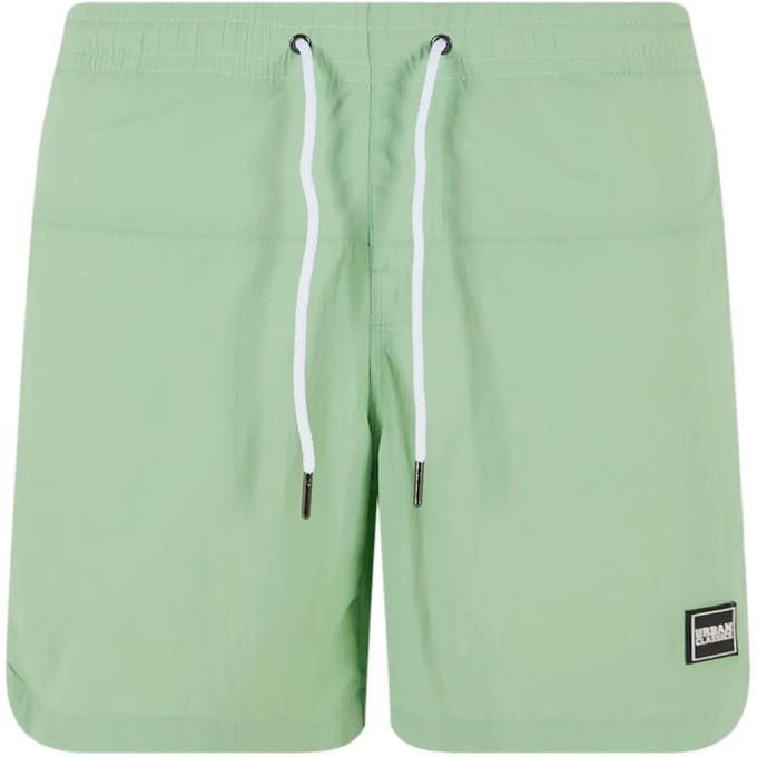 Urban Classics - Block Zwemshorts - M - Groen