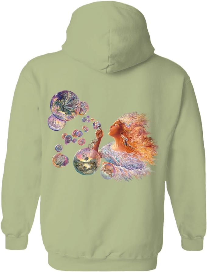 Bubble Flower The Coloured House Hoodie M