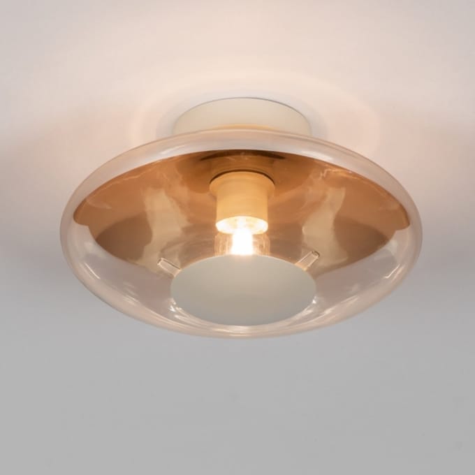 Lumidora Plafondlamp 75436 - Plafonniere - UPPER EAST - E27 - Beige - Metaal - ⌀ 30 cm